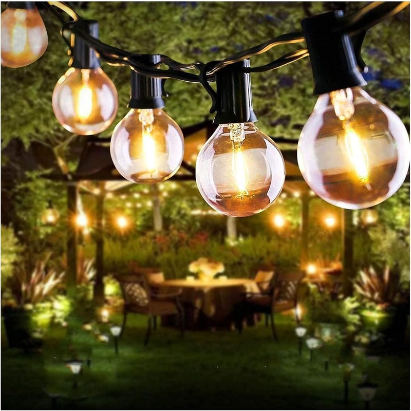 Outdoor Lighting Wedding Decor - LED Outdoor Light String 64FT G40
