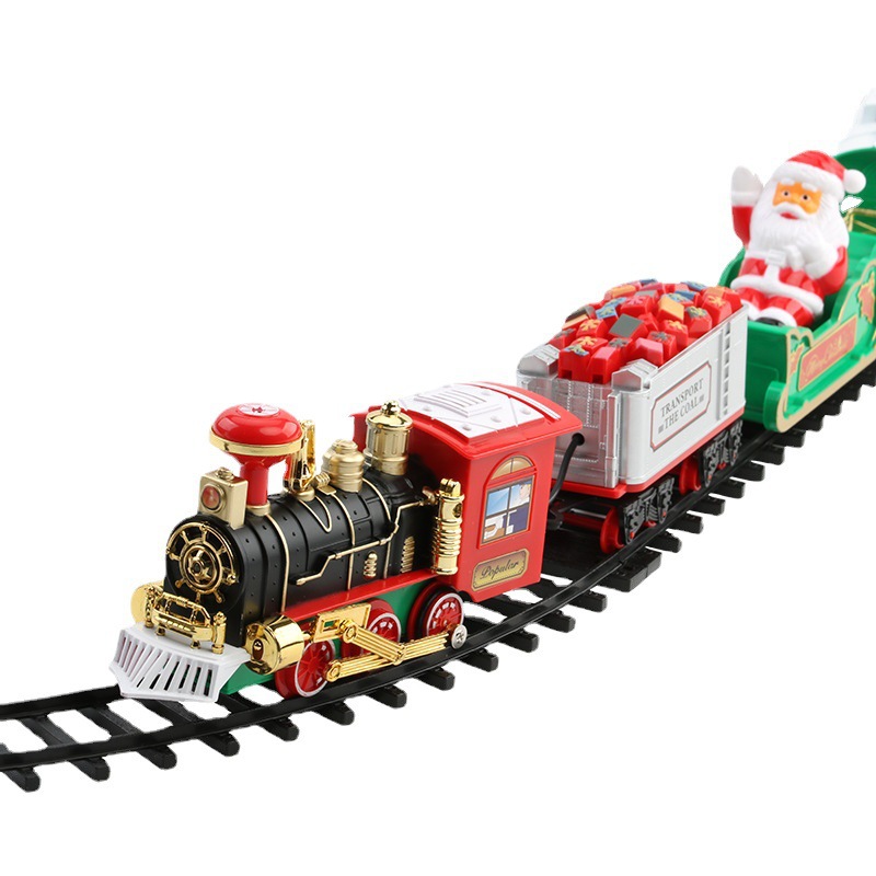 Lighting Tree Decor - Electric Christmas Train Set Musical Light