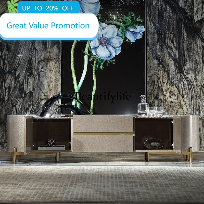 Decor Lighting & Decor Fires - M178 Italian light luxury TV cabinet,