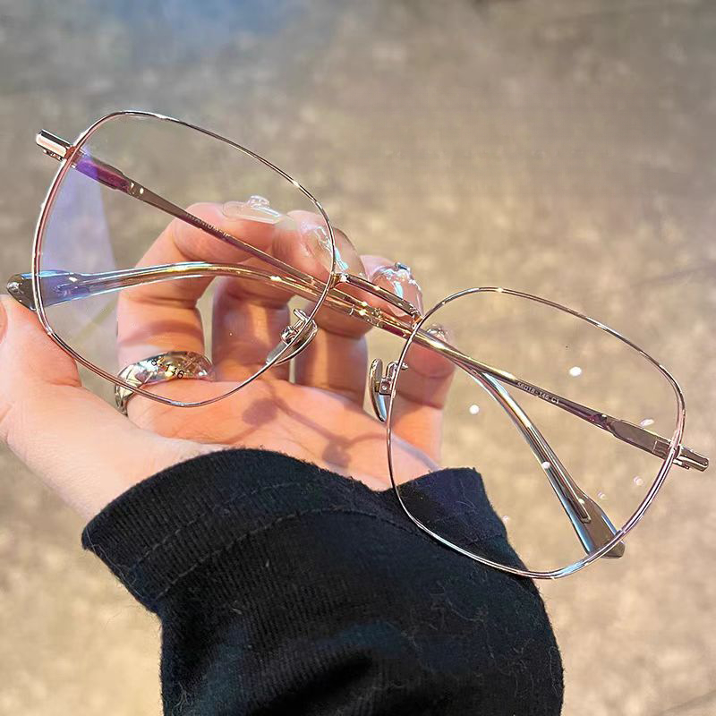Elements Lighting Decor - Korean-style square-shaped elegant eyeglasses with decorative