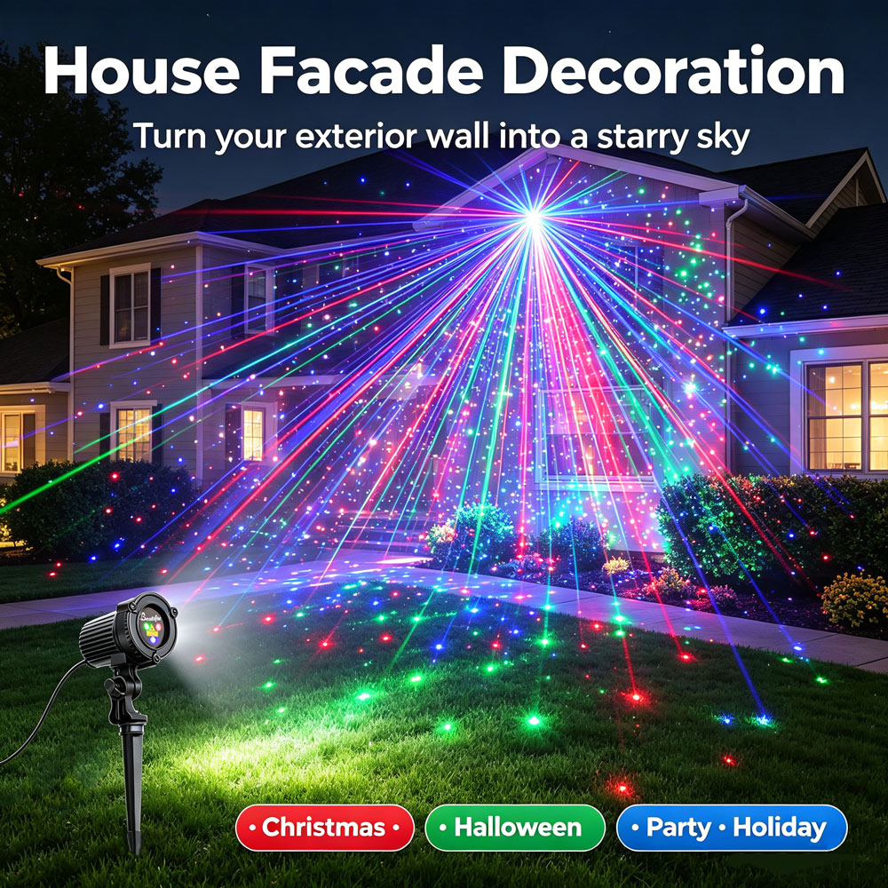 Christmas New Year RGB Laser P - Lighting Effect Home Decor review and price