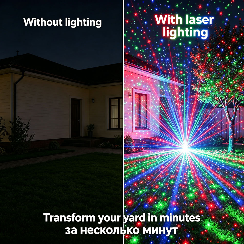 Christmas New Year RGB Laser P - Lighting Effect Home Decor review and price