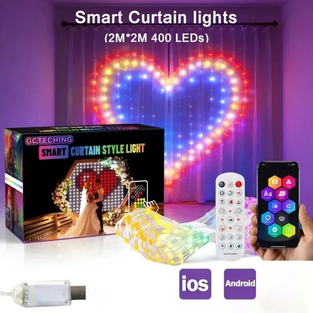 Outdoor LED Pixel Curtain Ligh - Lighting Decor Outdoor review and price