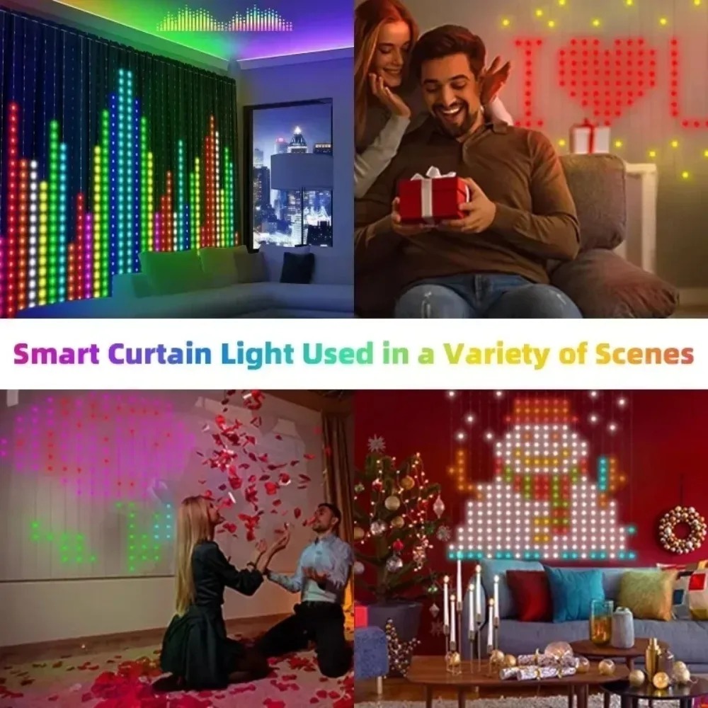 Outdoor LED Pixel Curtain Ligh - Lighting Decor Outdoor review and price