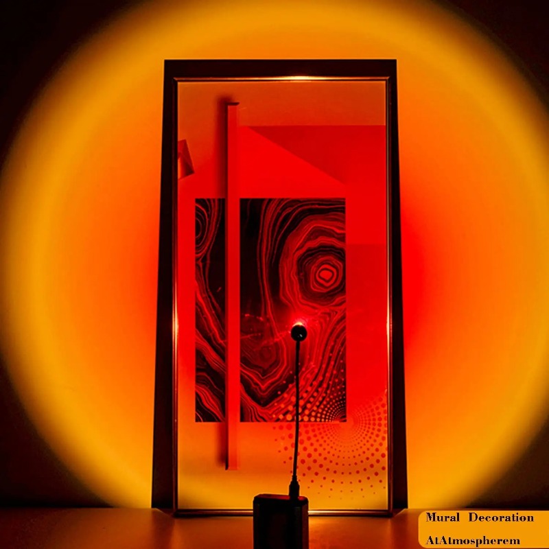 USB Sunset Projection Lamp Rai - Sunset Lamp Projection review and price