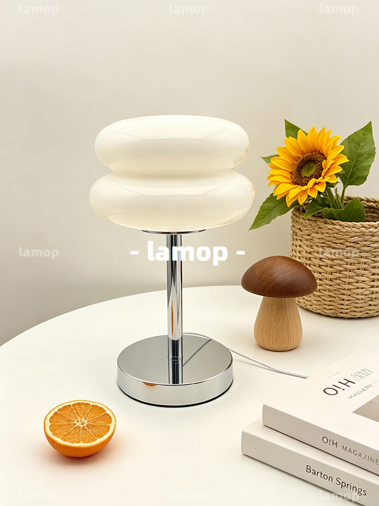 Bauhaus Cream‑Globe Table Lamp - Lighting Decoration In Bedroom review and price