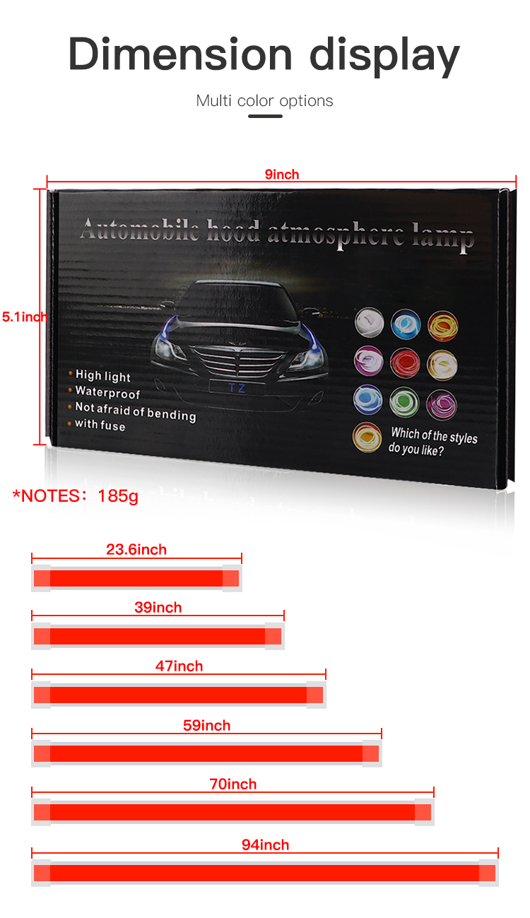 12V White Car Hood Light Strip - Lighting Decoration Ideas review and price