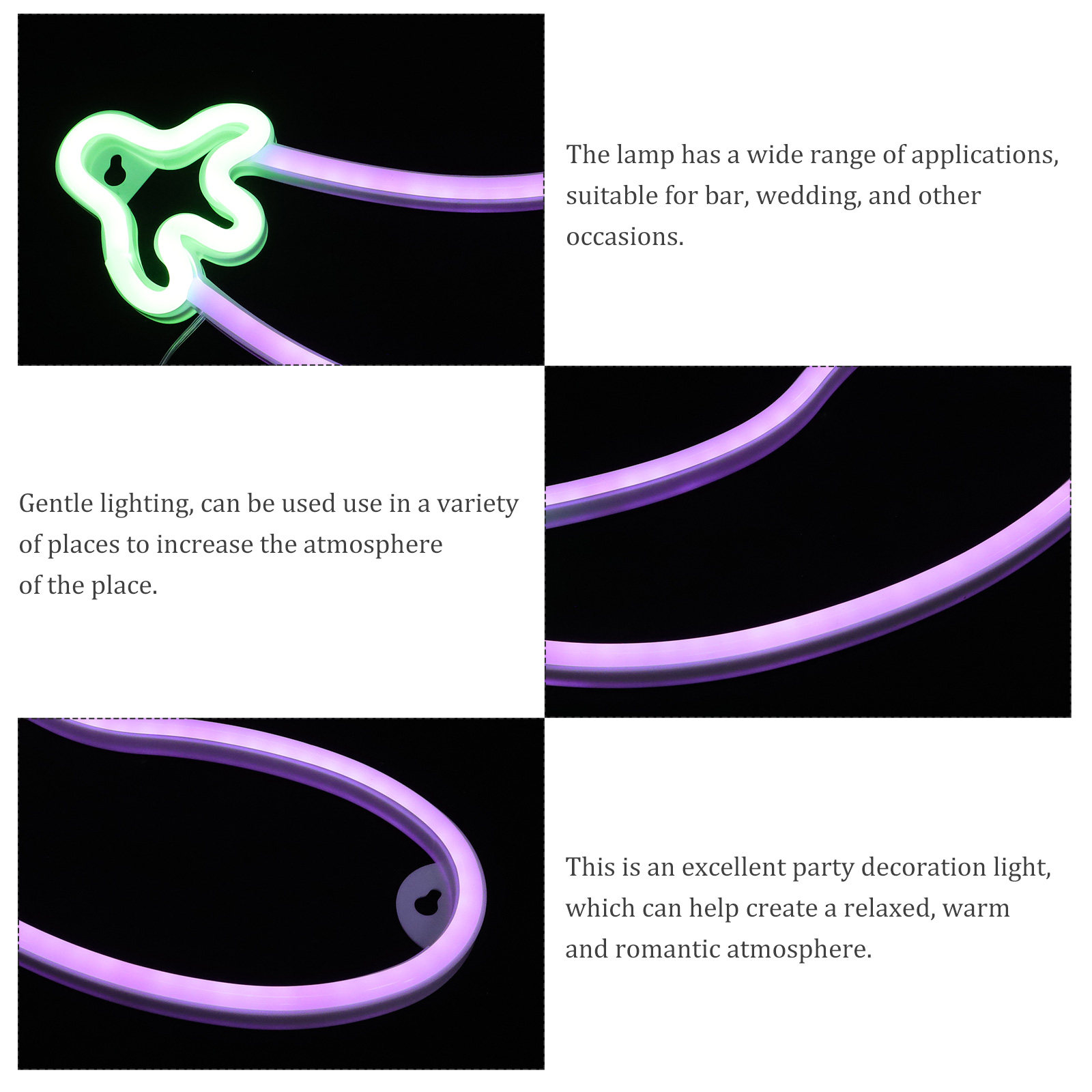 Eggplant Neon Light LED Night  - Bedroom Lighting Decor Ideas review and price
