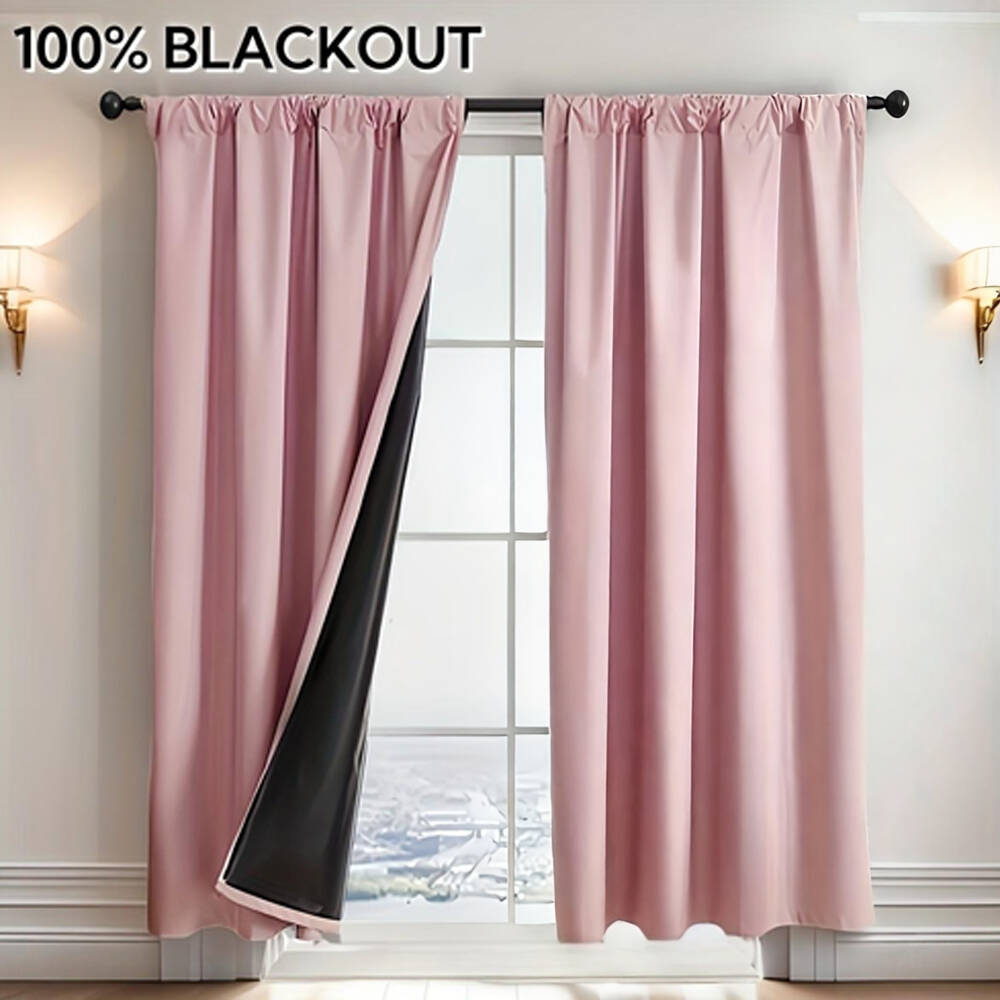1pc 100% Blackout Curtain with - Lighting Decoration Ideas review and price