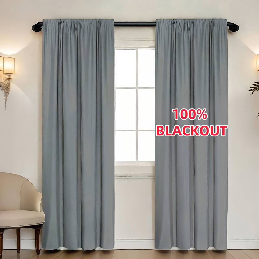 1pc 100% Blackout Curtain with - Lighting Decoration Ideas review and price
