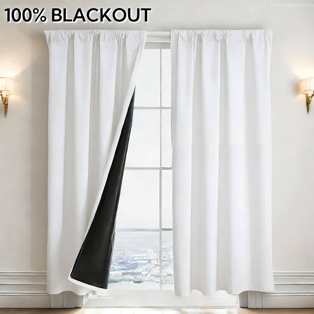 1pc 100% Blackout Curtain with - Lighting Decoration Ideas review and price