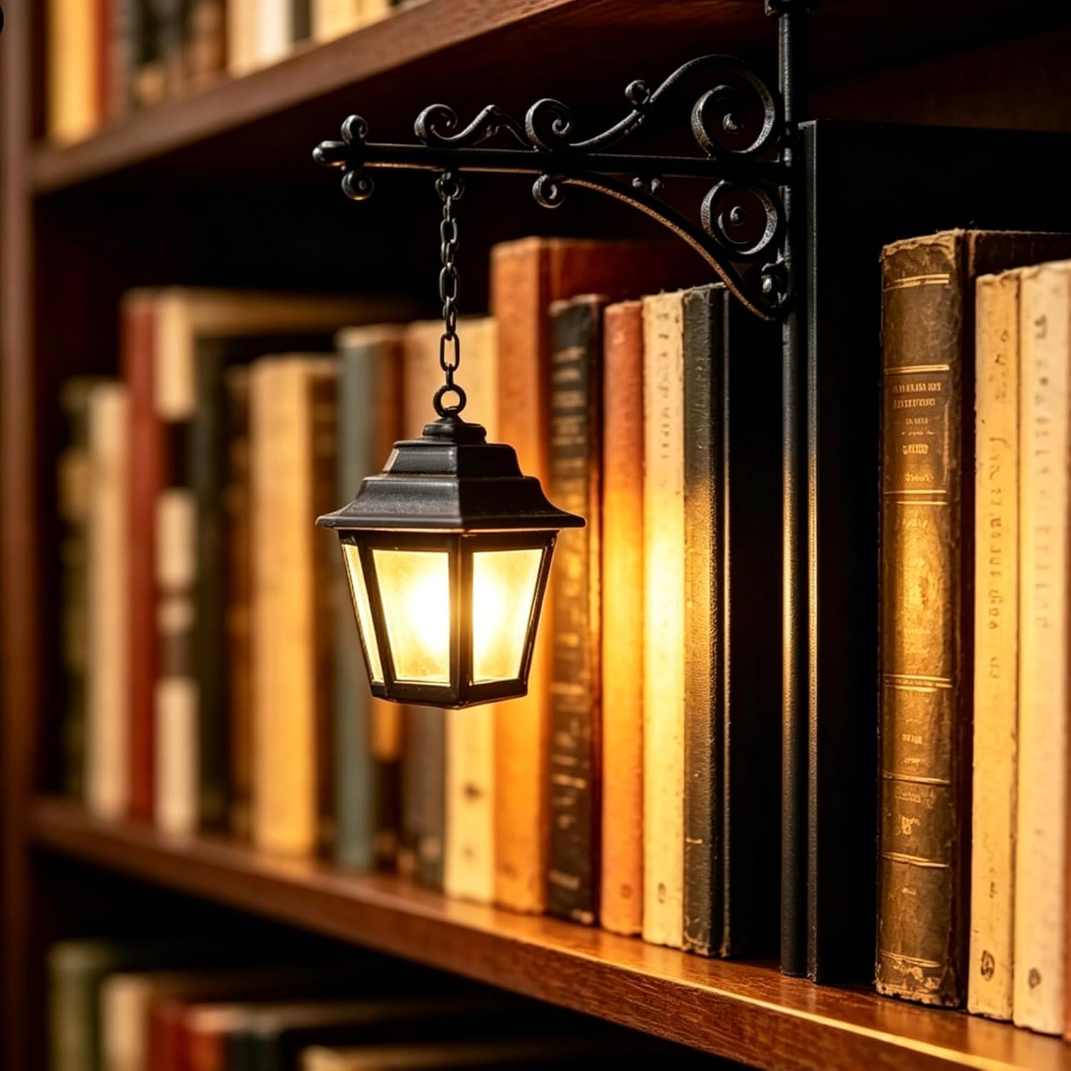 Bookshelf Lamp Library Lantern - Lighting Decoration For Home review and price