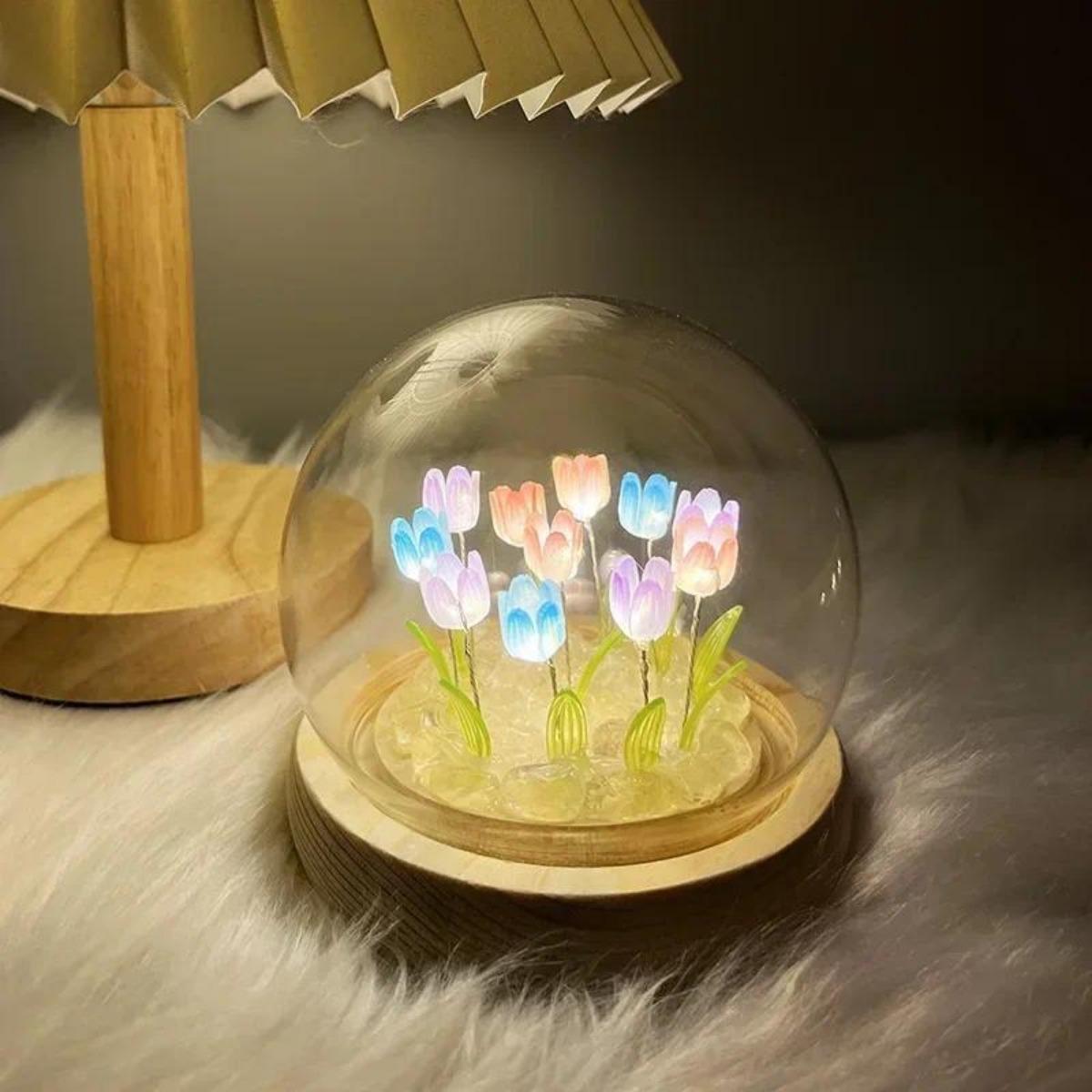 1 PC Handmade Tulip Night Ligh - Bedroom Lighting Decor Ideas review and price