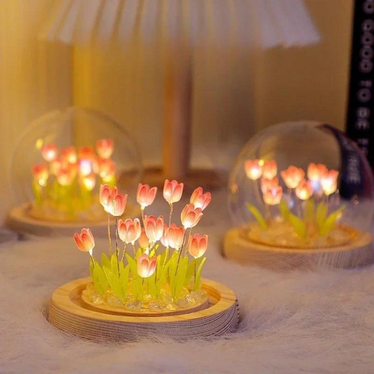 1 PC Handmade Tulip Night Ligh - Bedroom Lighting Decor Ideas review and price