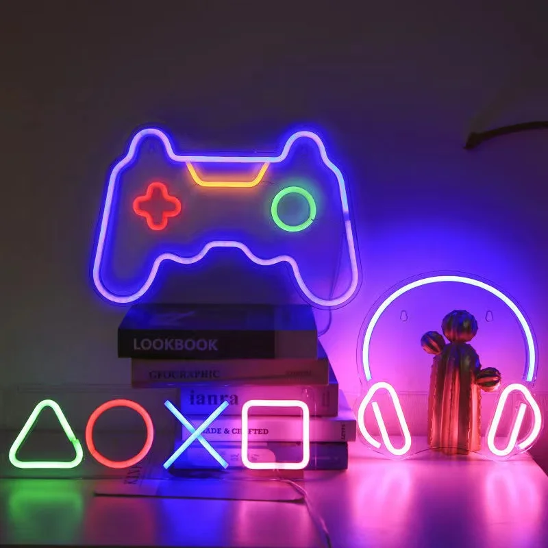 Game Neon Night Light Signs fo - Bedroom Lighting Decor Ideas review and price