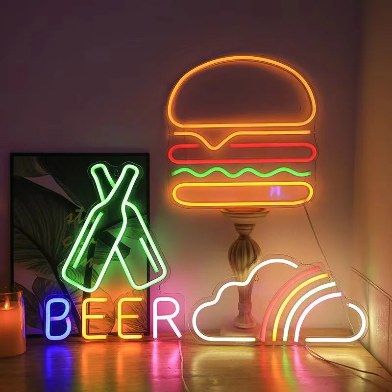 Game Neon Night Light Signs fo - Bedroom Lighting Decor Ideas review and price