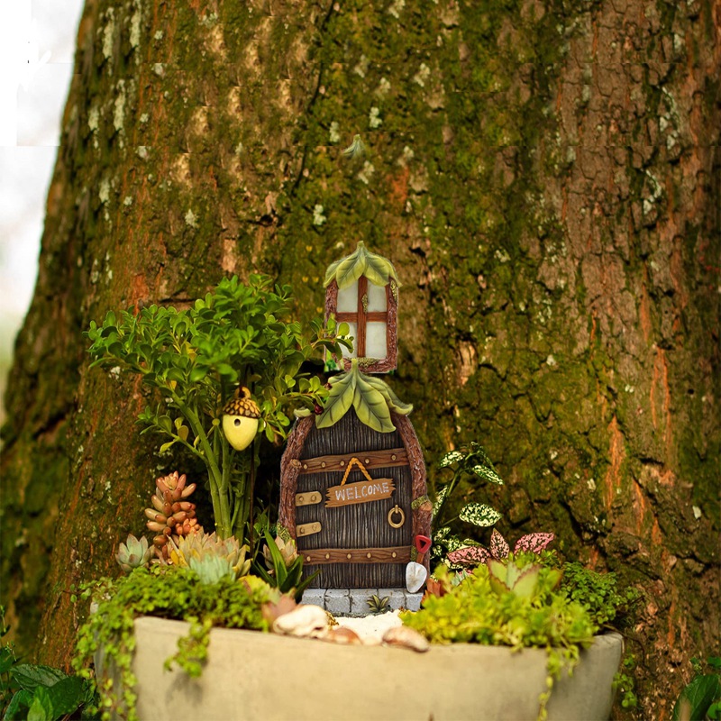 Miniature Fairy Gnome Home Win - Lighting Tree Decor review and price