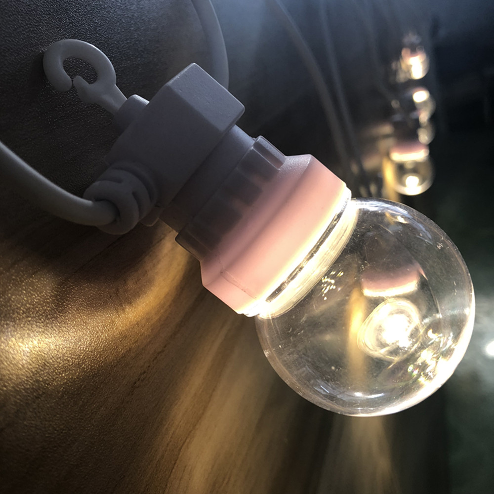 IP65 G50 White Cable Milky Bal - Outdoor Lighting Wedding Decor review and price
