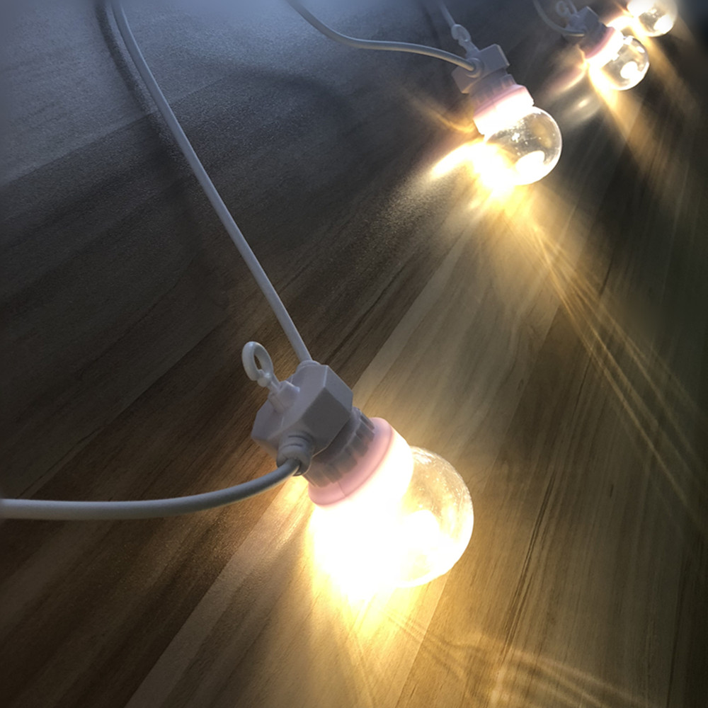 IP65 G50 White Cable Milky Bal - Outdoor Lighting Wedding Decor review and price