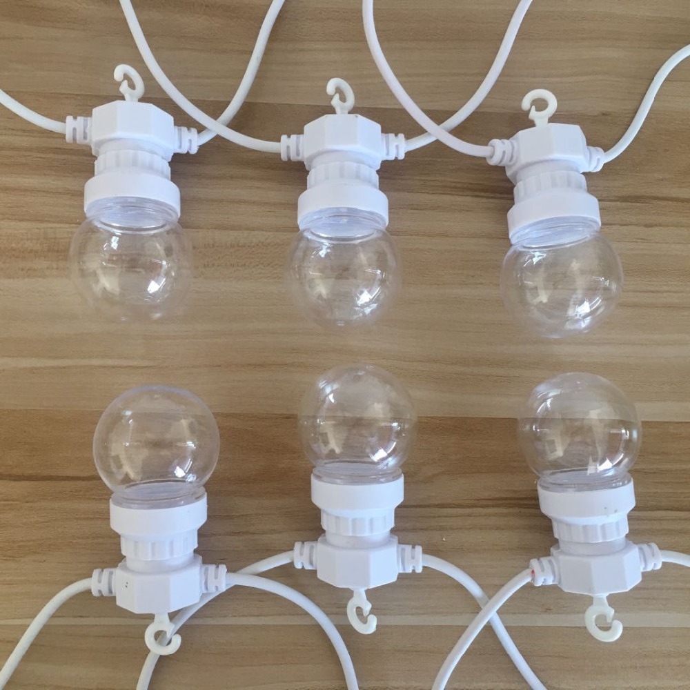 IP65 G50 White Cable Milky Bal - Outdoor Lighting Wedding Decor review and price