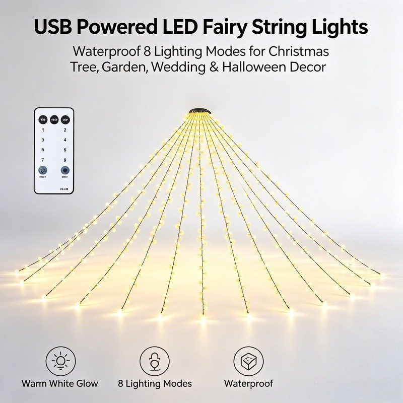 USB LED Fairy String Lights, W - Lighting Tree Decor review and price