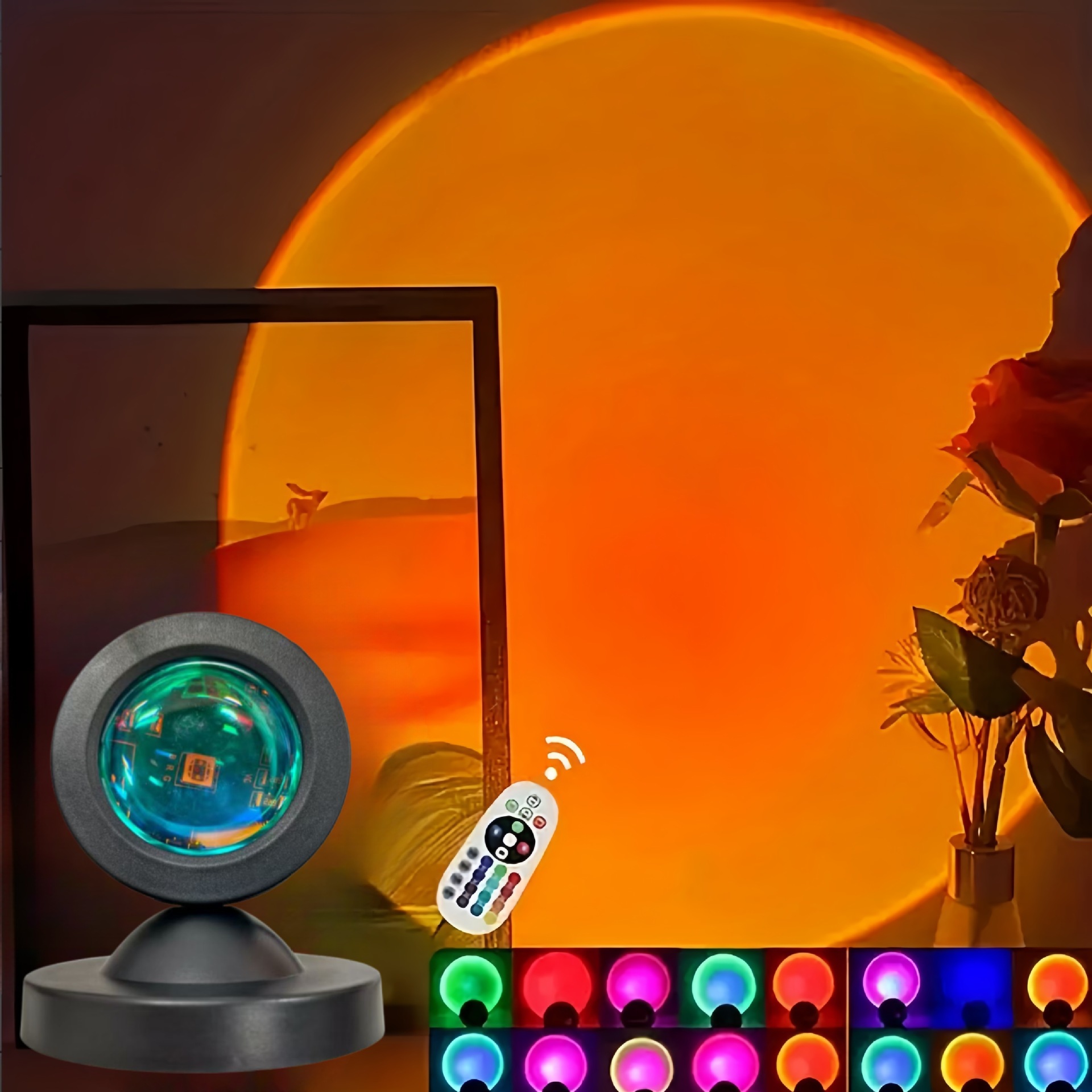 1pc Vibrant Sunset Projection  - Sunset Lamp Projection review and price