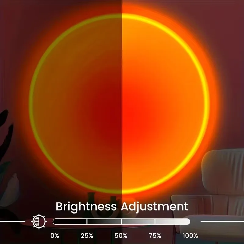 1pc Vibrant Sunset Projection  - Sunset Lamp Projection review and price