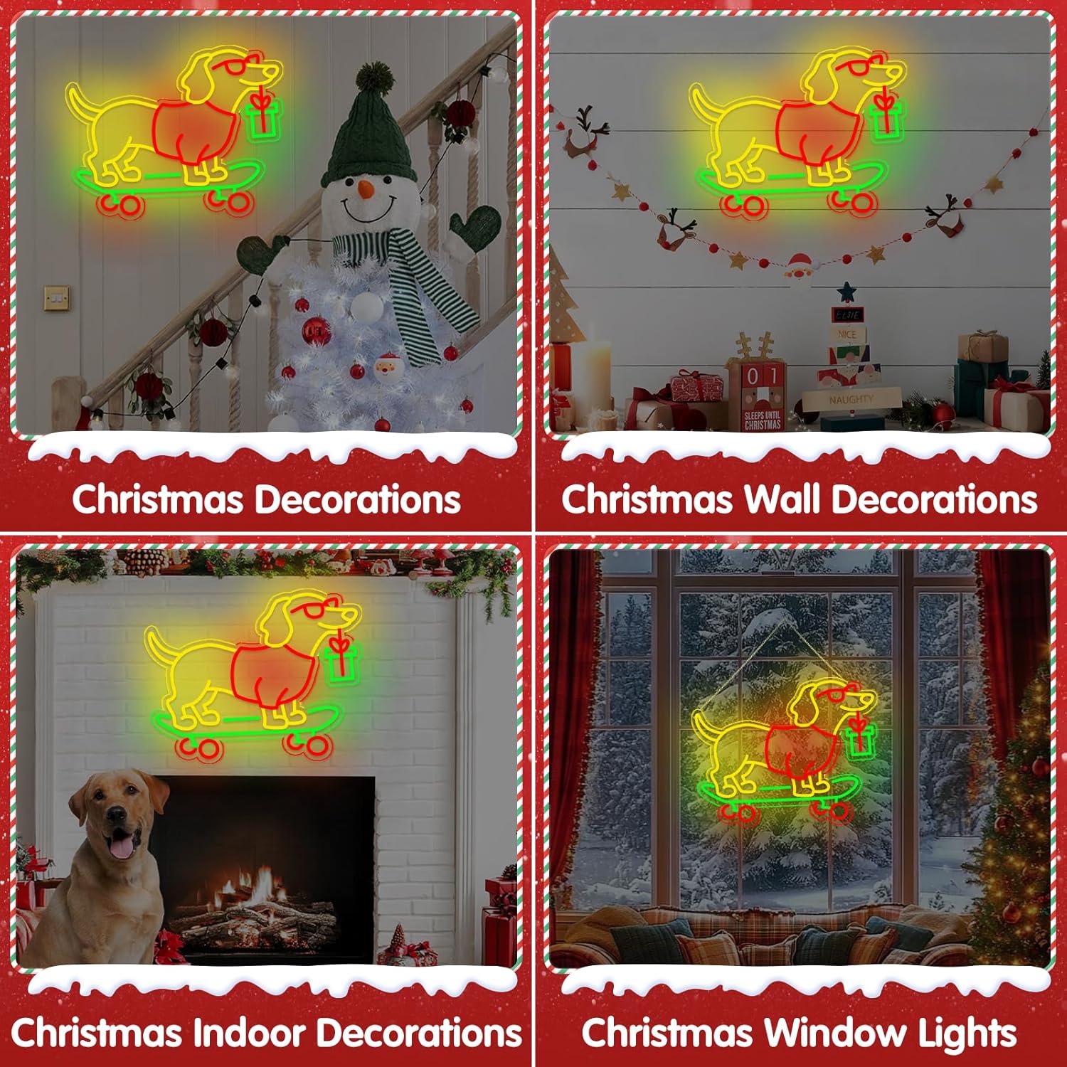 USB Dimmable Dachshund Neon Si - Bedroom Lighting Decor Ideas review and price