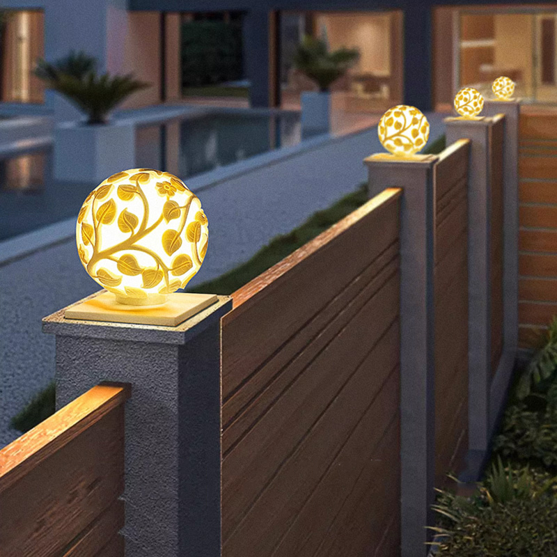 Outdoor column lights solar LE - Lighting Decor Outdoor review and price