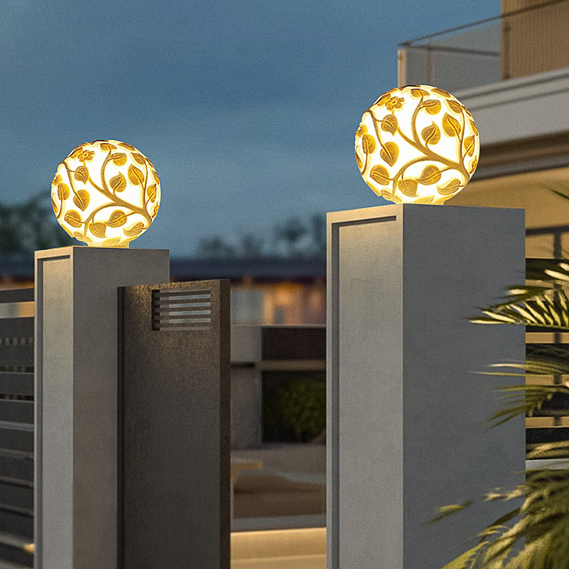Outdoor column lights solar LE - Lighting Decor Outdoor review and price