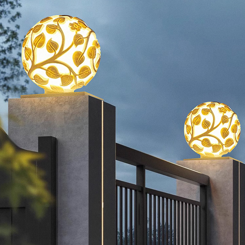 Outdoor column lights solar LE - Lighting Decor Outdoor review and price