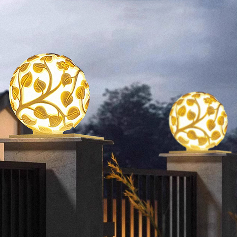 Outdoor column lights solar LE - Lighting Decor Outdoor review and price