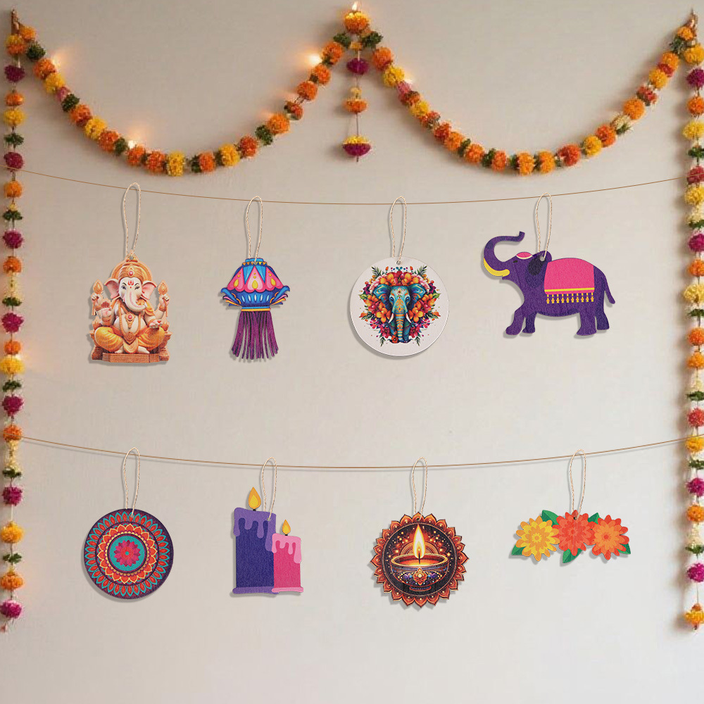 Diwali Themed Decor - Wooden C - Lighting Decoration For Diwali review and price