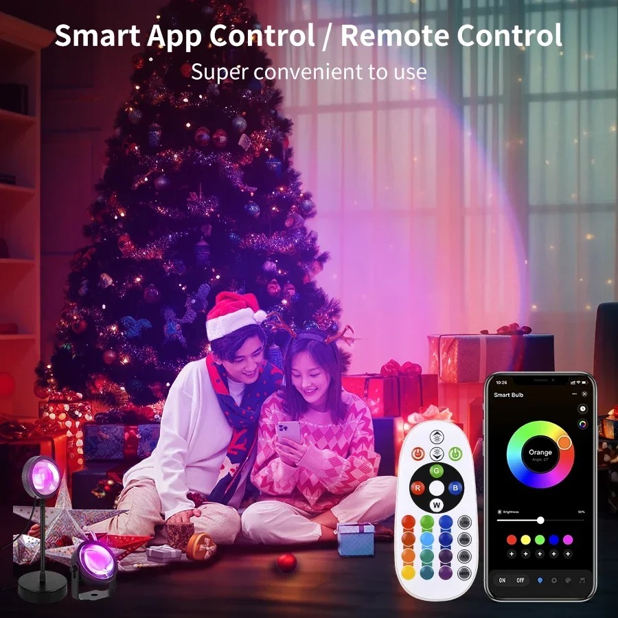 Tuya Smart Led Sunset Projecto - Sunset Lamp Projection review and price