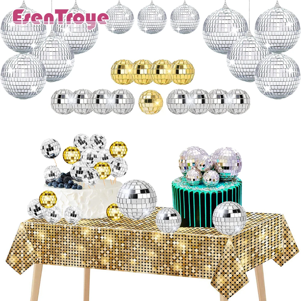 70s 80s 90s Disco Birthday Par - Disco Ball Mirror review and price