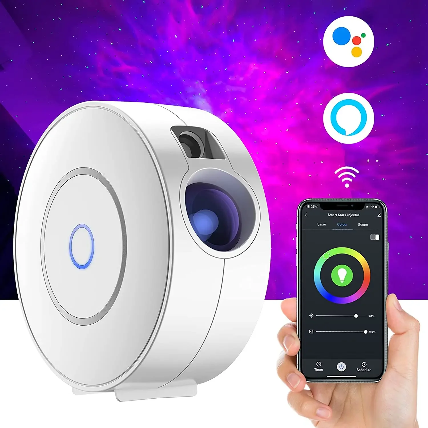 Tuya WiFi Intelligent Aurora G - Sunset Lamp Projection review and price