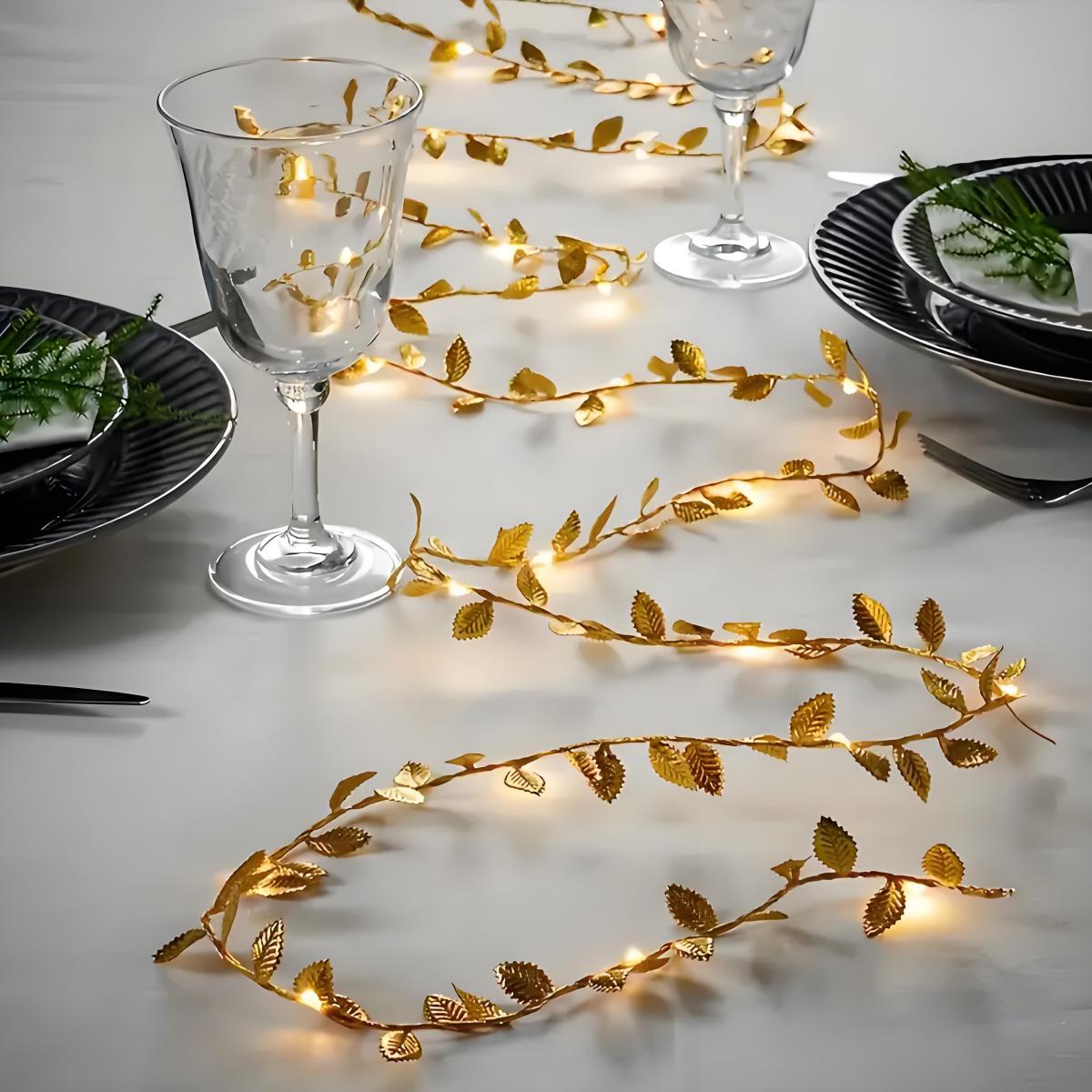 Led Romantic Golden Leaf Fairy - Lighting Decoration For Diwali review and price