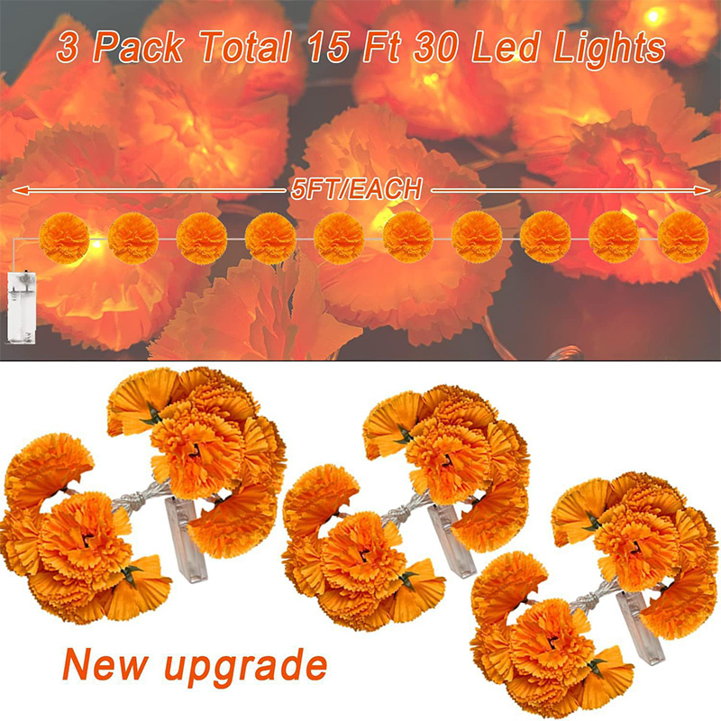Mexican Marigold Artificial Fl - Lighting Decoration For Diwali review and price