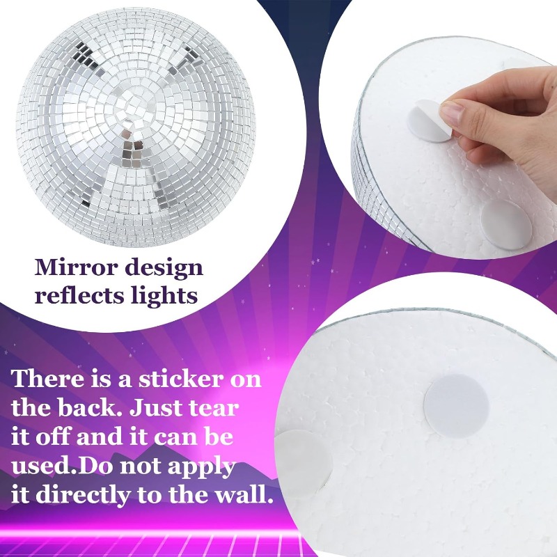 Mirrored Glass Half Sphere Dis - Disco Ball Mirror review and price