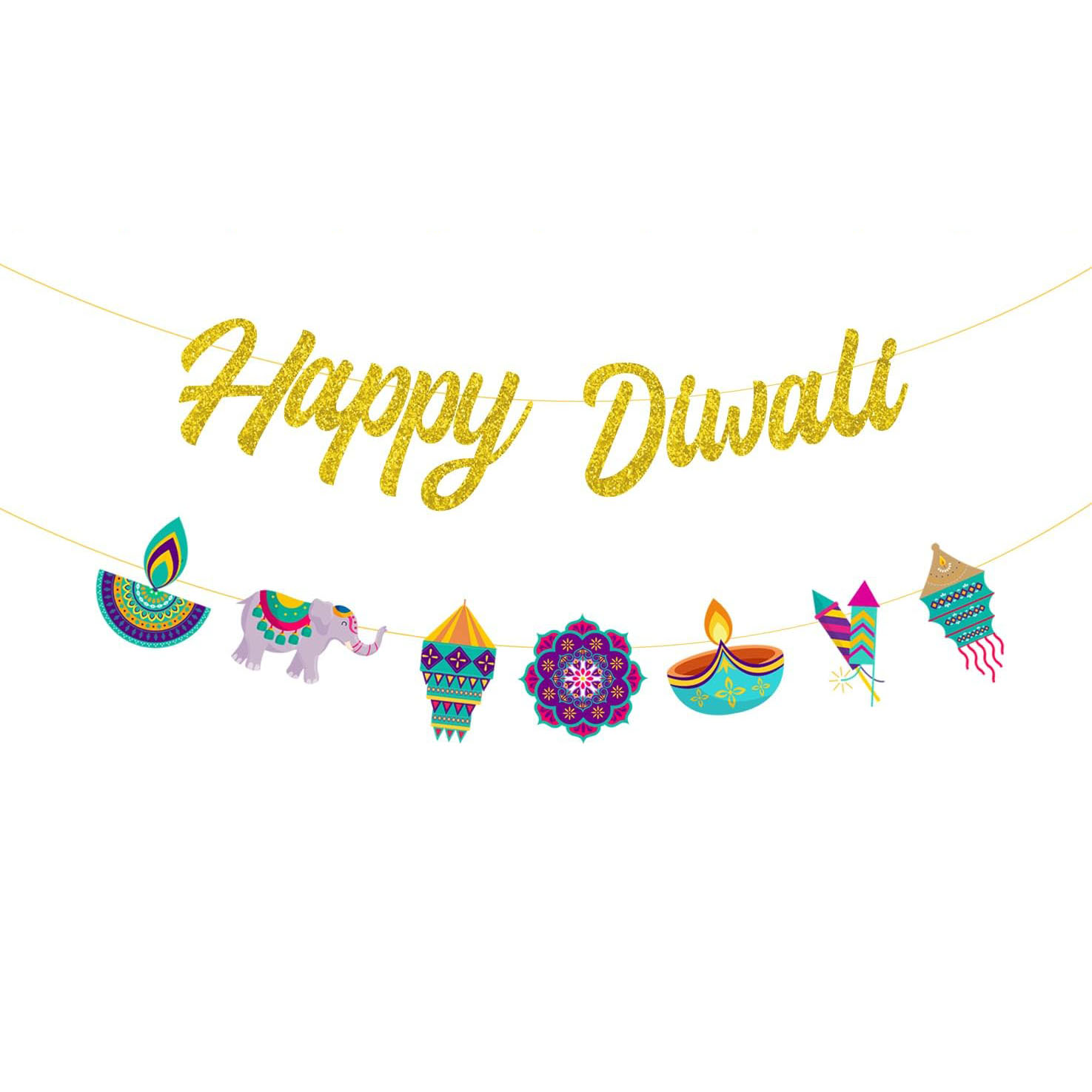 Diwali Party Decorations Happy - Lighting Decoration For Diwali review and price