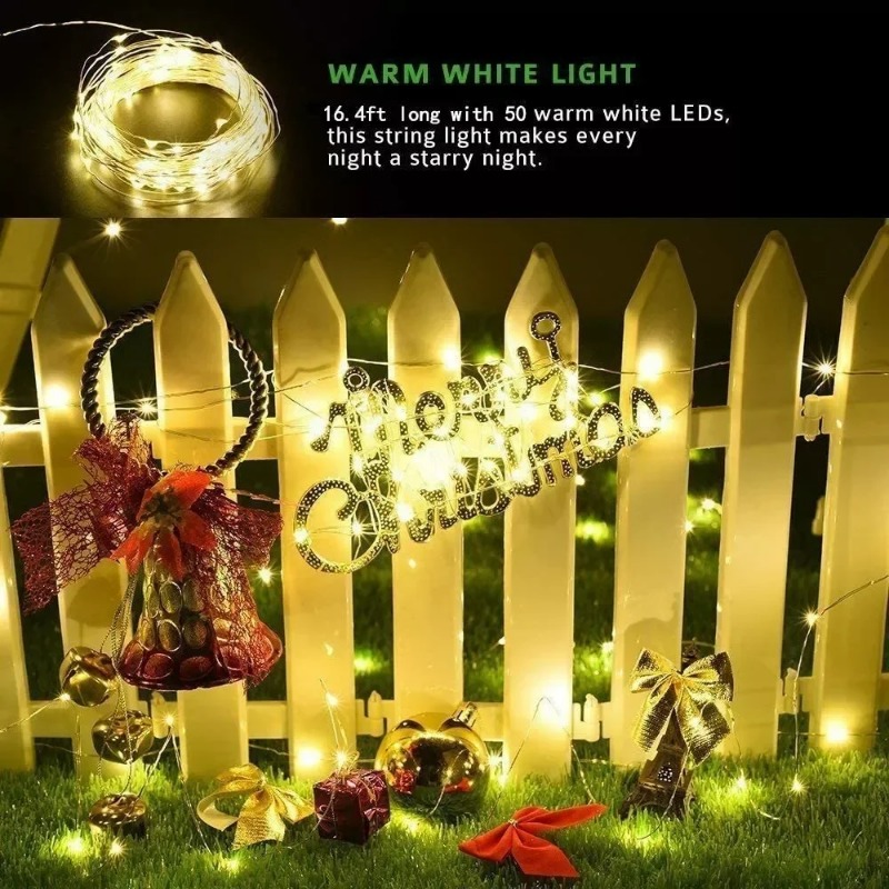 1pc Outdoor Solar String Light - Outdoor Lighting Wedding Decor review and price