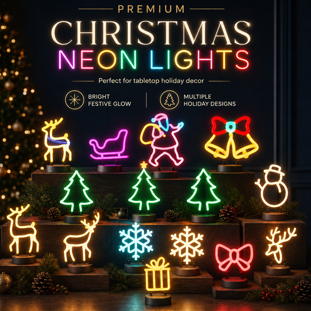 Christmas Decoration LED Neon  - Lighting Tree Decor review and price