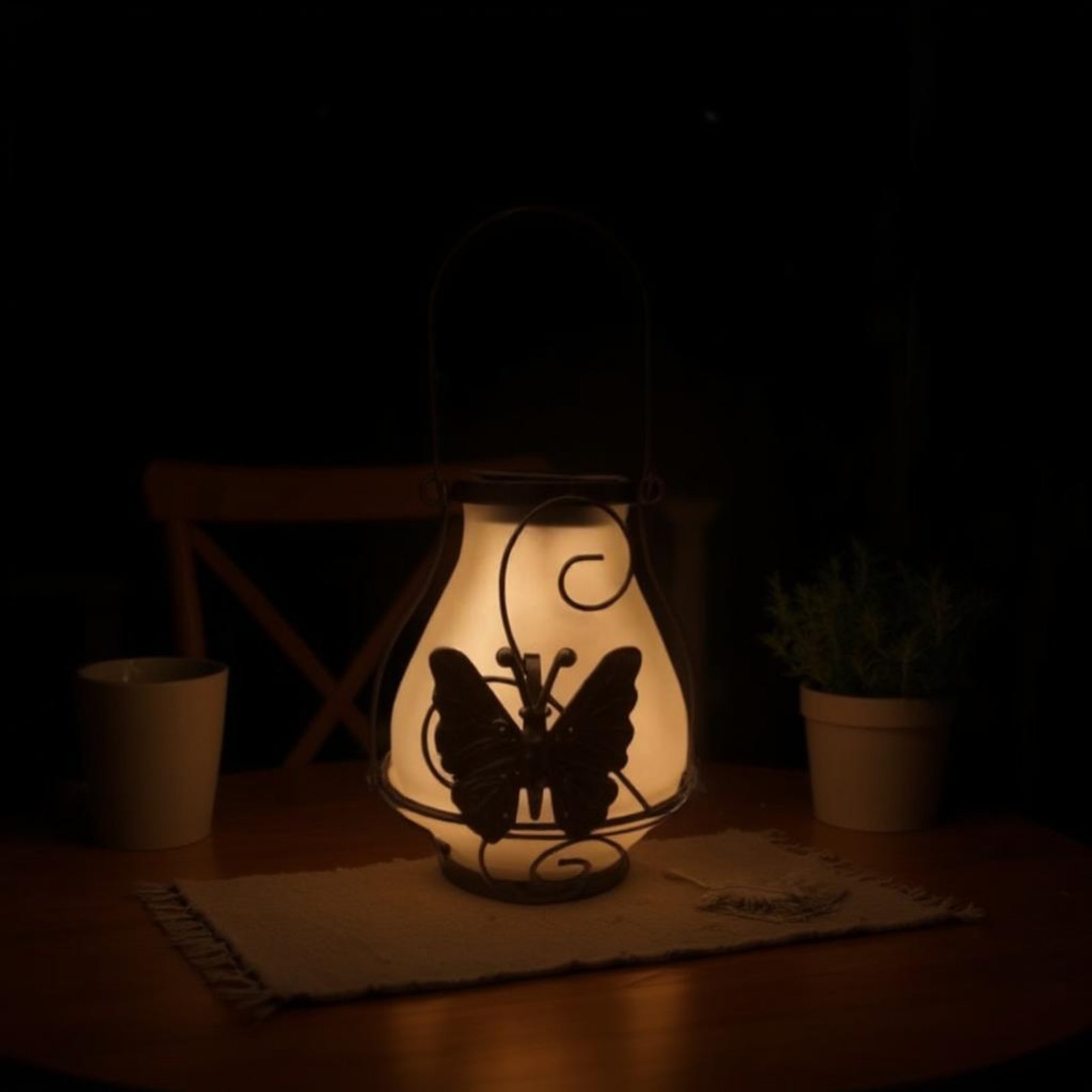 Solar Butterfly Lantern Waterp - Lighting Decor Outdoor review and price