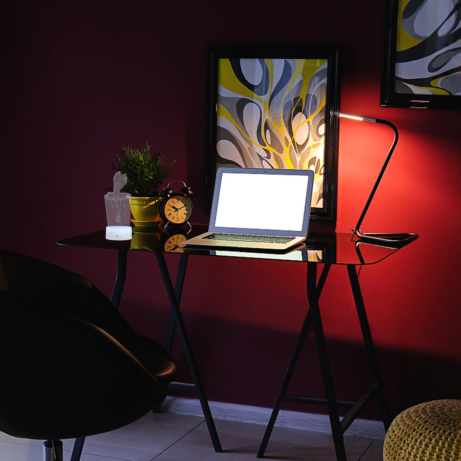 1Set 3D Dancer Light Acrylic N - Bedroom Lighting Decor Ideas review and price