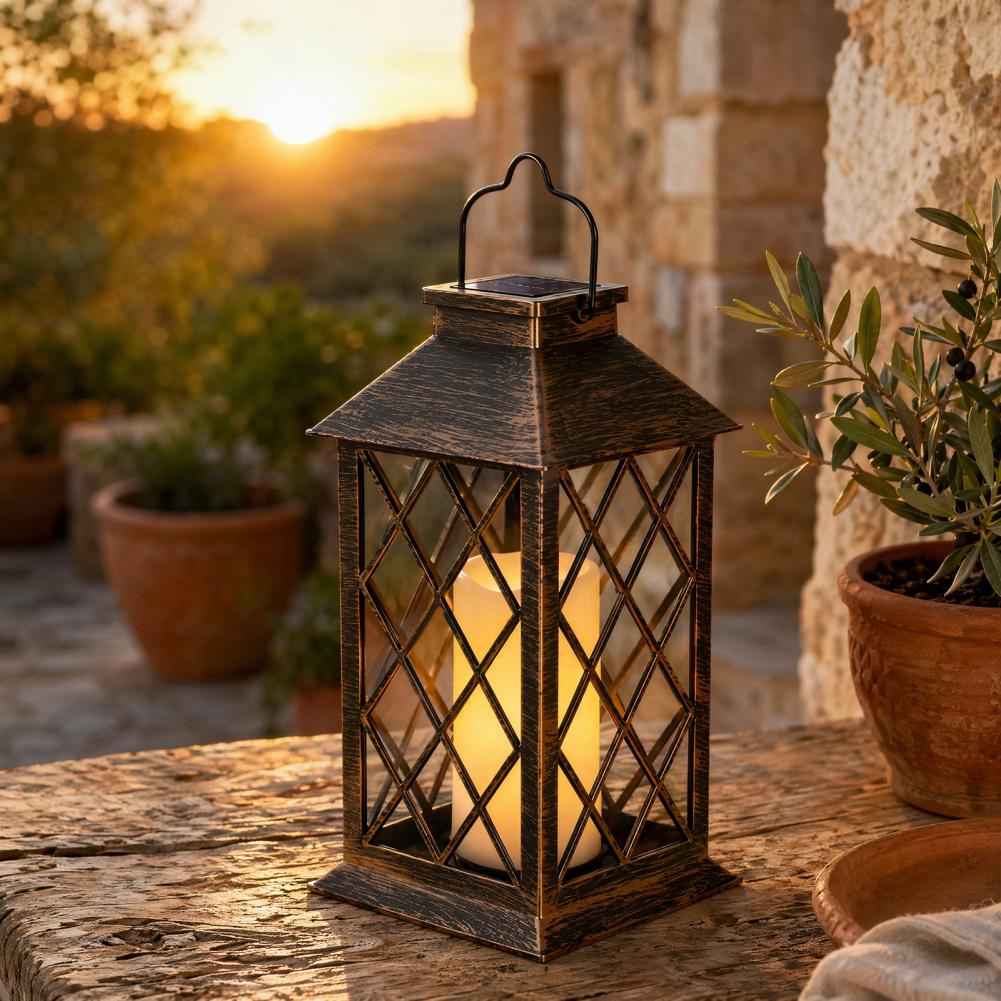 Retro Solar Lantern, Outdoor S - Lighting Decor Outdoor review and price
