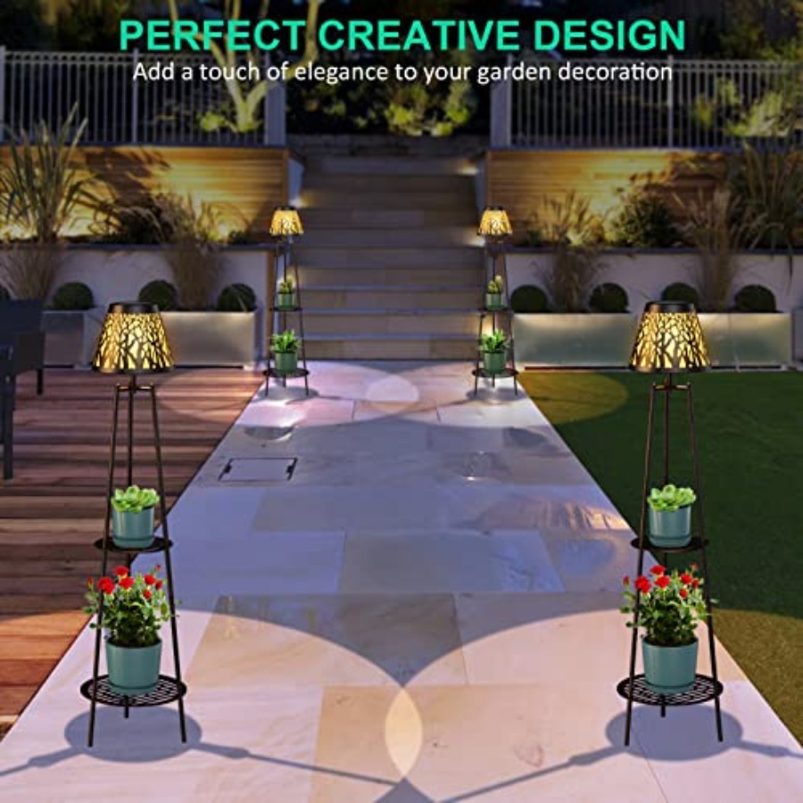 2 Pack Outdoor Solar Floor Lam - Lighting Decor Outdoor review and price