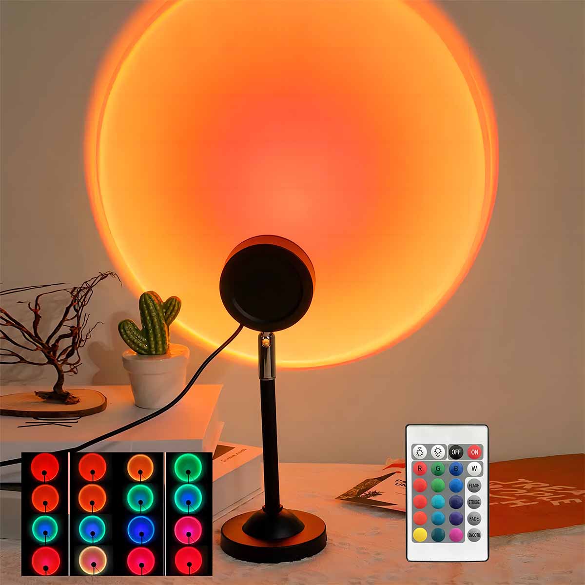 Sunset Projection Light Remote - Sunset Lamp Projection review and price