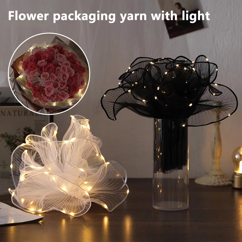 1Pcs LED Flower Wrapping Paper - Lighting Decoration Ideas review and price