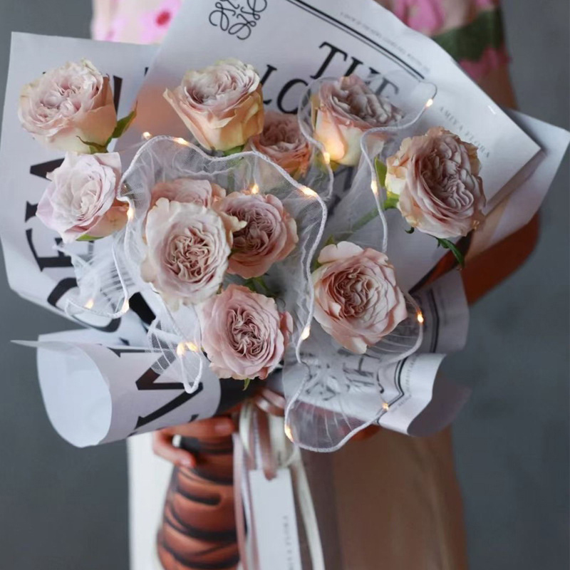 1Pcs LED Flower Wrapping Paper - Lighting Decoration Ideas review and price