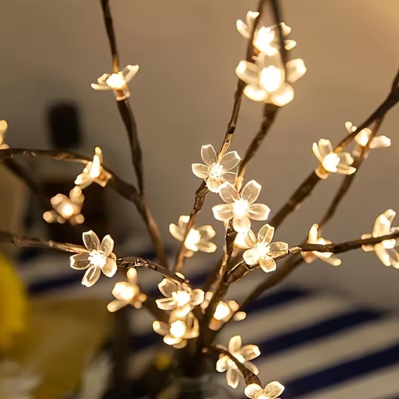 1/2PC 20LED Cherry Blossom Tre - Lighting Decoration For Home review and price